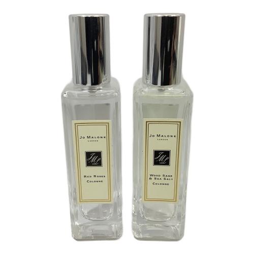 JO MALONE (ジョーマローン) オーデコロン ウッドセージ&シーソルト/レッド ローズ 30ml×2本 残量80%-99%