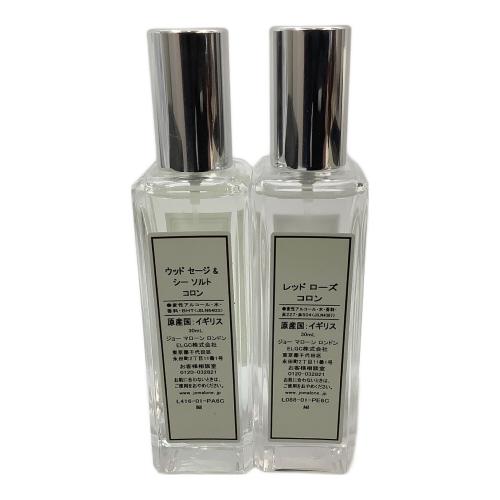 JO MALONE (ジョーマローン) オーデコロン ウッドセージ&シーソルト/レッド ローズ 30ml×2本 残量80%-99%