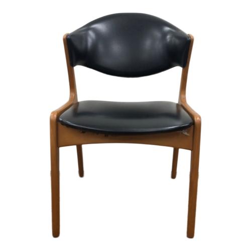 アサヒファニチュア ダイニングチェアー ブラック×ブラウン