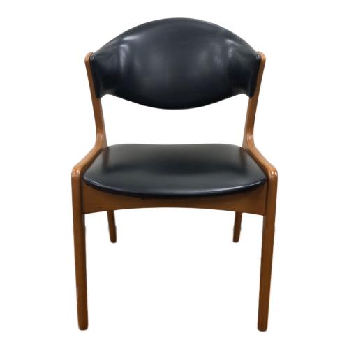 アサヒファニチュア ダイニングチェアー ブラック×ブラウン