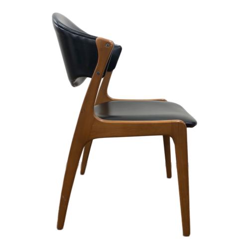 アサヒファニチュア ダイニングチェアー ブラック×ブラウン
