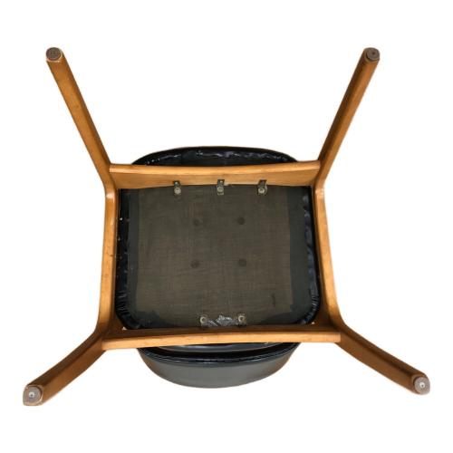 アサヒファニチュア ダイニングチェアー ブラック×ブラウン