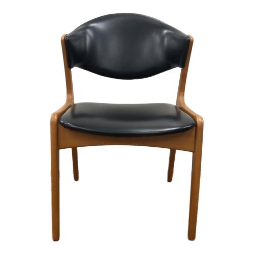 アサヒファニチュア ダイニングチェアー ブラック×ブラウン