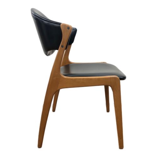 アサヒファニチュア ダイニングチェアー ブラック×ブラウン