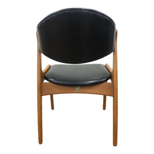 アサヒファニチュア ダイニングチェアー ブラック×ブラウン