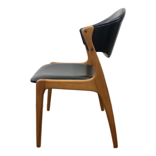 アサヒファニチュア ダイニングチェアー ブラック×ブラウン