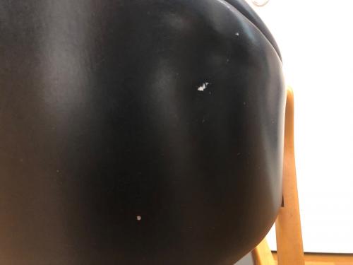 アサヒファニチュア ダイニングチェアー ブラック×ブラウン