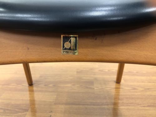 アサヒファニチュア ダイニングチェアー ブラック×ブラウン