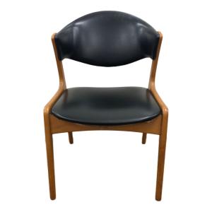 アサヒファニチュア ダイニングチェアー ブラック×ブラウン