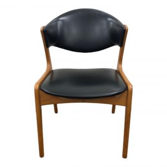 アサヒファニチュア ダイニングチェアー ブラック×ブラウン