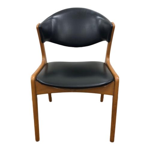 アサヒファニチュア ダイニングチェアー ブラック×ブラウン