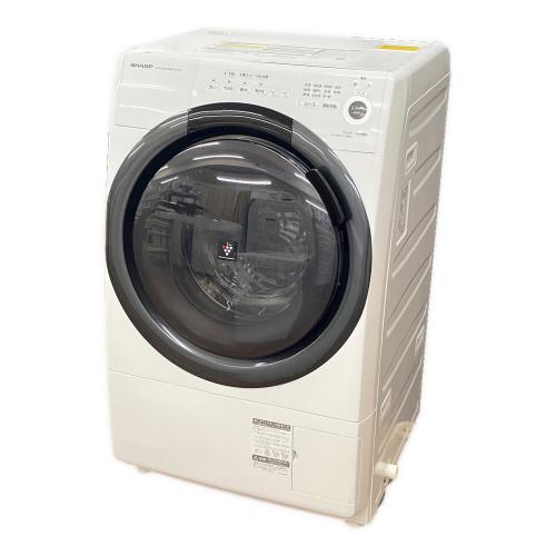 SHARP (シャープ) ドラム式洗濯乾燥機 107 0053 7.0kg 3.5㎏ ES-S7F-WL 2022年製 ボルト有 クリーニング済 50Hz／60Hz
