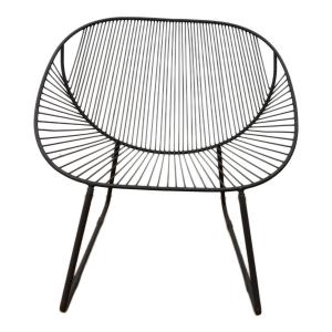 ワイヤーチェア ブラック