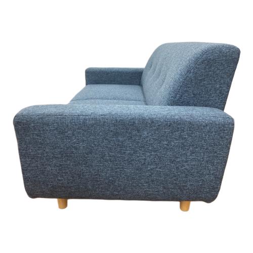 ＬＯＷＹＡ　2人掛けソファー ブルー ファブリック