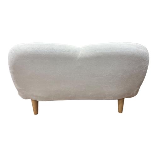 セルタン 2人掛けソファー ホワイト コンパクトカウチソファ 2人掛け A615 ファブリック