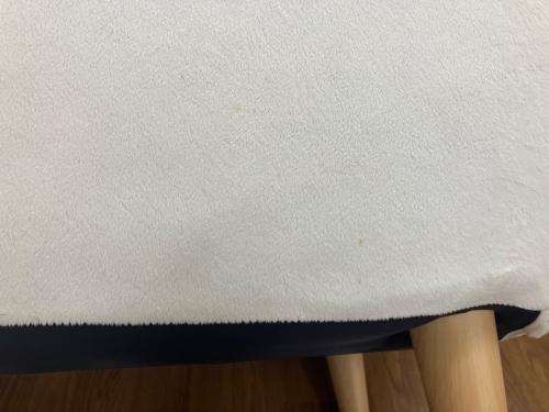 セルタン 2人掛けソファー ホワイト コンパクトカウチソファ 2人掛け A615 ファブリック