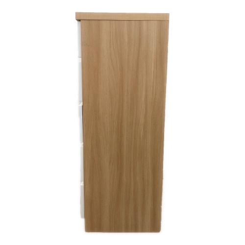 アルファタカバ 5段チェスト ナチュラル×ホワイト キャロル