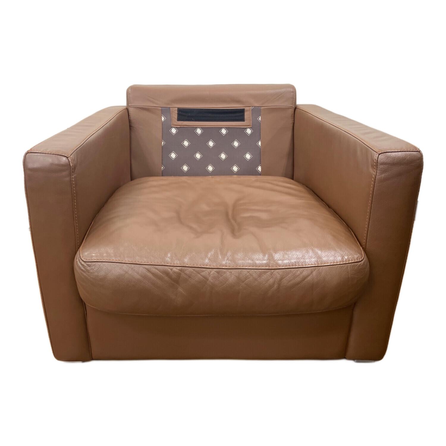 ACTUS 1人掛けソファ 付属クッション付き ACTUS (アクタス) 1人掛けソファー ブラウン｜トレファクONLINE