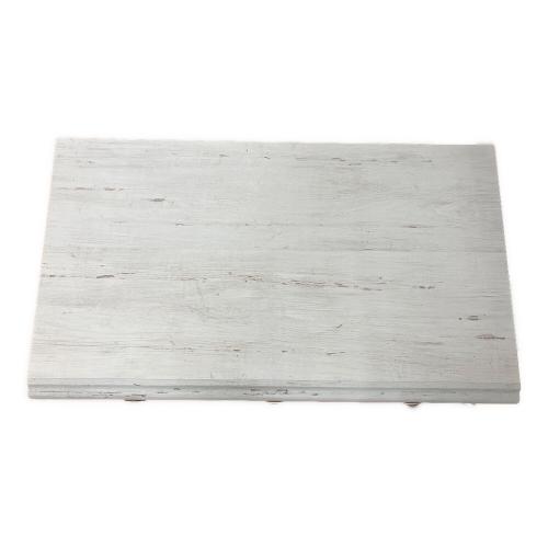 SHIRAI (シライ) ローチェスト スカイブルー×ホワイト 3段 フレンチシャビー 	