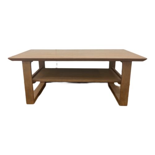 筑波産商 (ツクバサンショウ) センターテーブル 幅:約110㎝ ブラウン メッサ