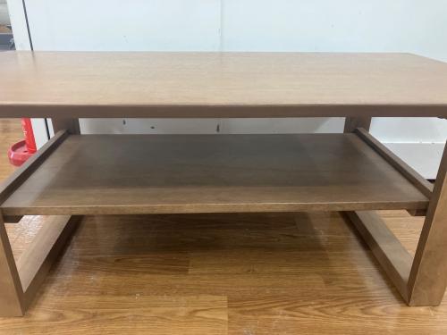 筑波産商 (ツクバサンショウ) センターテーブル 幅:約110㎝ ブラウン メッサ