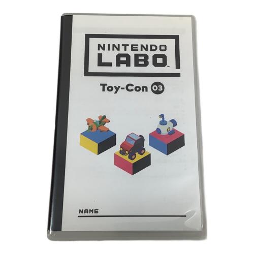 Nintendo Labo Toy-Con 03 Nintendo Switch用ソフト CERO A (全年齢対象)