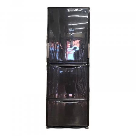 【美品】SHARP 3ドア冷蔵庫 350L 2016年製 SJ-PW35C-C SJ-PW35C-T 冷蔵庫 プラズマクラスター冷蔵庫 ダークブラウン [350L /3