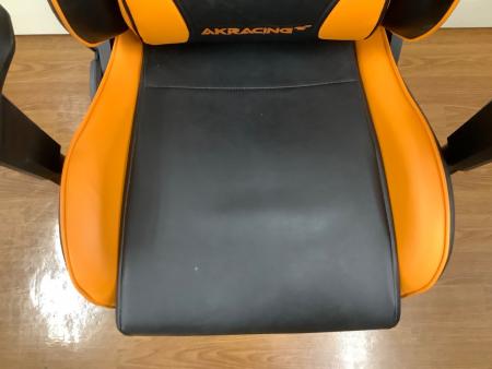 AK Racing (エーケーレーシング) ゲーミングチェア ブラック×オレンジ 