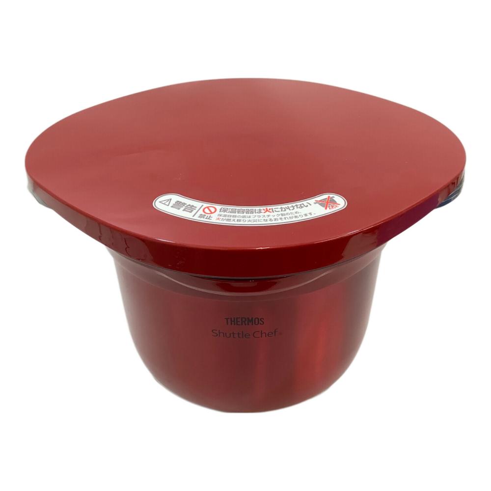 未使用品　THERMOS 真空保温調理器 シャトルシェフ　KBK-3001 THERMOS (サーモス) 真空保温調理器シャトルシェフ KBK-3001 レッド