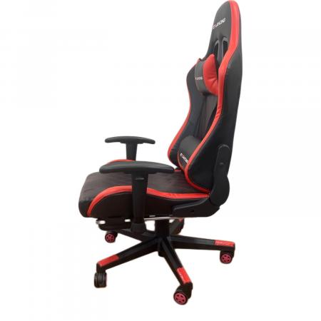 ●販売終了●DXRAERゲーミングチェア　ブラック/レッド　中古品　欠品有 EXRACING (イーエックスレーシング) ゲーミングチェア ブラック×レッド