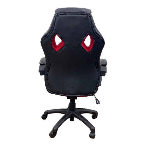 ニトリ ワークチェアー ブラック×レッド ヘレス