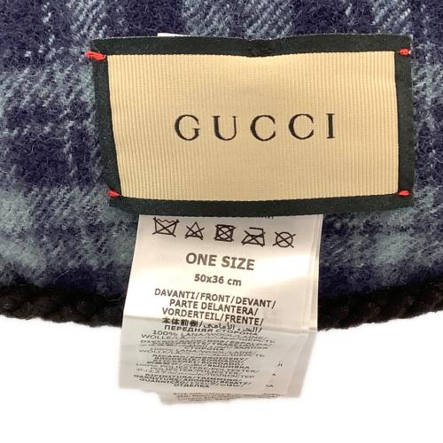 GUCCI (グッチ) 刺繍クッション 50×36xm