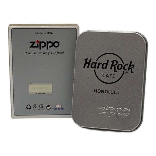 Hard Rock cafe HONOLULU ZIPPO 2008年製