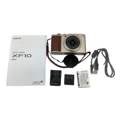FUJIFILM (フジフィルム) デジタルカメラ XF10 シャンパンゴールド