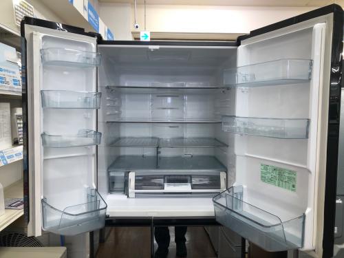 HITACHI (ヒタチ) 6ドア冷蔵庫 R-WX62K(X) 2020年製 脚のカバー片方無し 267 615Ｌ
