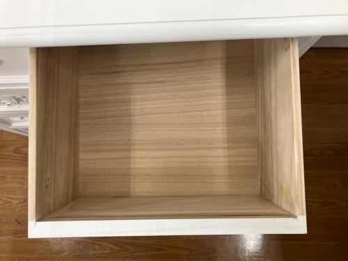 チェスト 取っ手薔薇 ホワイト