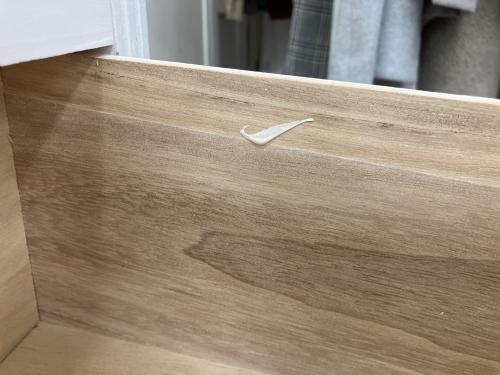 チェスト 取っ手薔薇 ホワイト