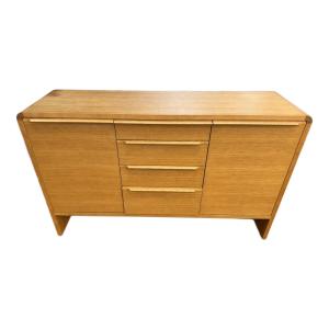 日進木工 (ニッシンモッコウ) サイドボード GROW Sideboard 扉内側 38 幅:約120㎝ ナチュラル