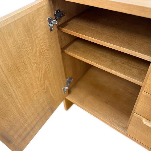 日進木工 (ニッシンモッコウ) サイドボード GROW Sideboard 扉内側 38 幅:約120㎝ ナチュラル