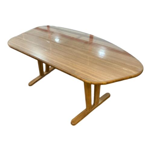 飛騨産業 (ヒダサンギョウ) ダイニングテーブル IB305WP マット付き ナチュラル