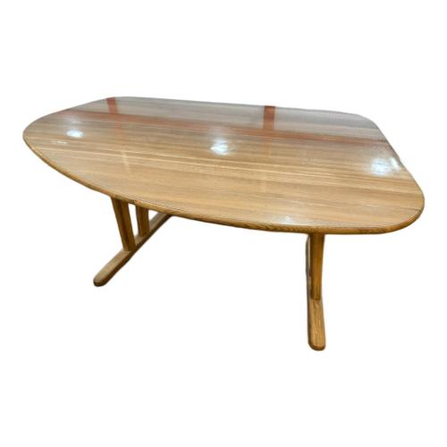 飛騨産業 (ヒダサンギョウ) ダイニングテーブル IB305WP マット付き ナチュラル