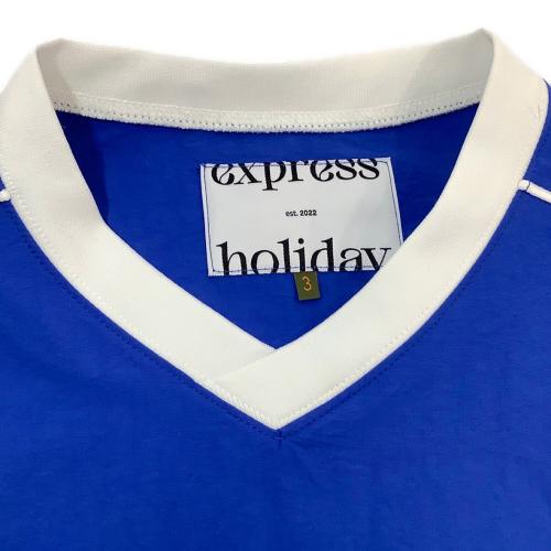 EXPRESS HOLIDAY ゲームシャツ メンズ ブルー