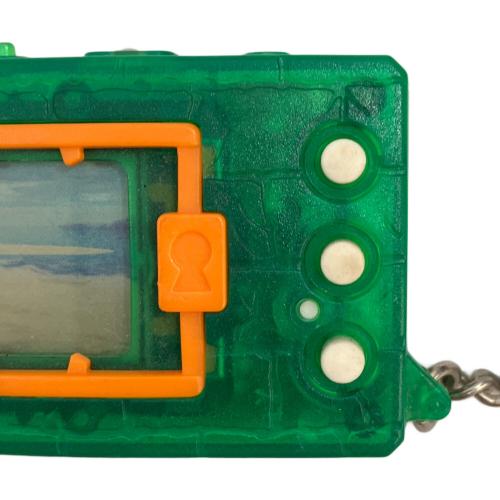 BANDAI (バンダイ) デジタルモンスター Ver.1 デジモン レトロゲーム グリーン 1997年 ペン跡有