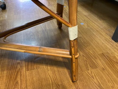 MAISON DRUCKER (メゾン ドラッカー) 2人掛けソファー ラタン編込み ホワイト×ナチュラル