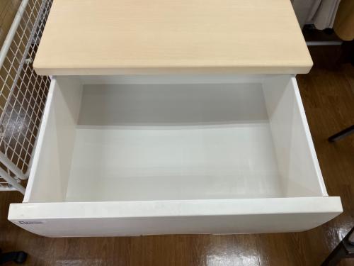 FITS (フィッツ) ウッドトップチェスト ナチュラル×ホワイト