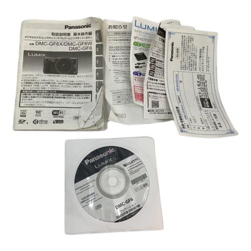 Panasonic (パナソニック) デジタル一眼レフカメラ LUMIX DMC-GF6W-K ダブルズームレンズキット