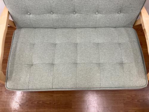 ニトリ 2人掛けソファー グレー ルッキ