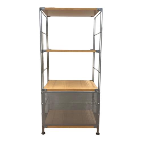 無印良品 (ムジルシリョウヒン) ステンレスユニットシェルフ  ナチュラル