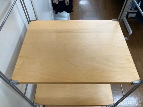 無印良品 (ムジルシリョウヒン) ステンレスユニットシェルフ  ナチュラル