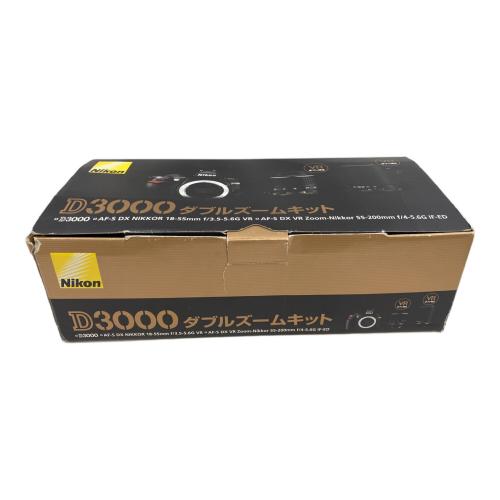 Nikon (ニコン) デジタル一眼レフカメラ D3000 ダブルズームキット